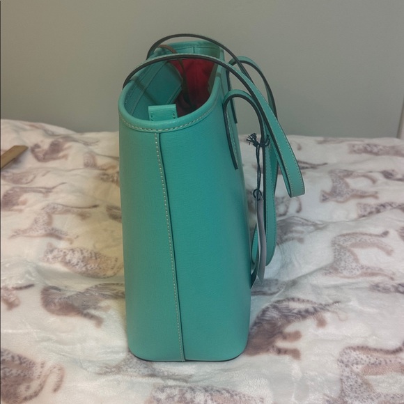 Dooney & Bourke Aqua Tote Bag - Picture 2 of 7